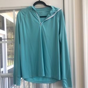 Long sleeve sun shirt with hood